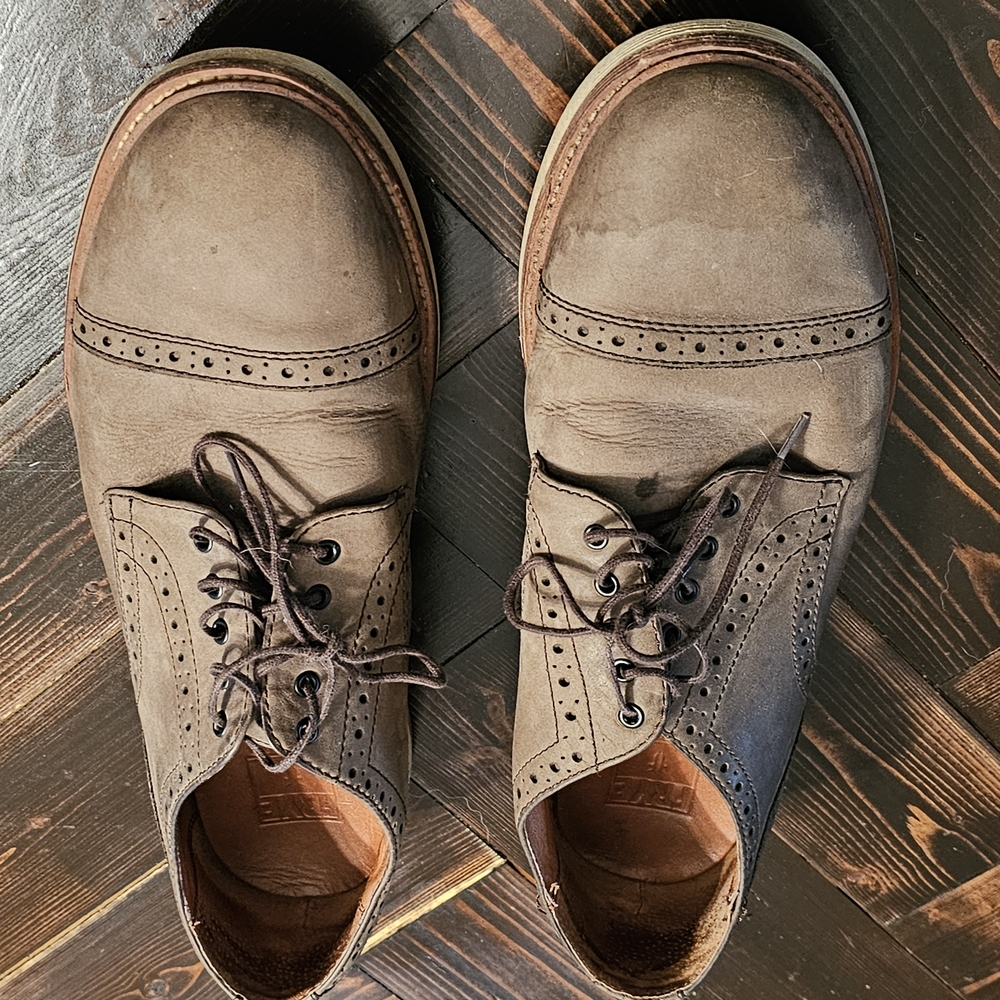 Men's Frye Grey Brogue Shoes